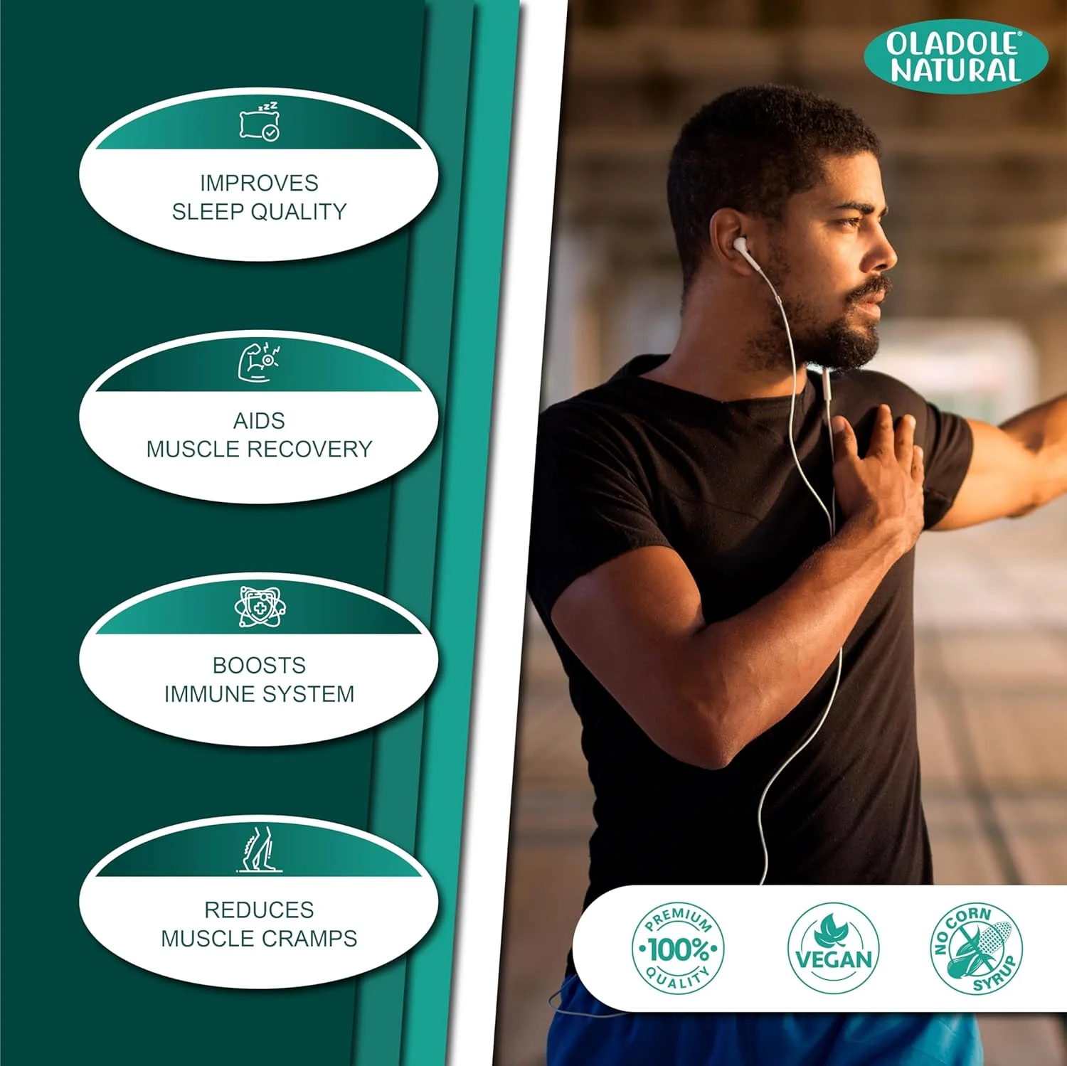 اولادول نچرال ZMA برای ریکاوری ورزشی 90 کپسول - مکمل زینک، منیزیم آسپارتات و ویتامین B6 | پشتیبانی از قدرت عضلانی | تقویت سلامت ایمنی