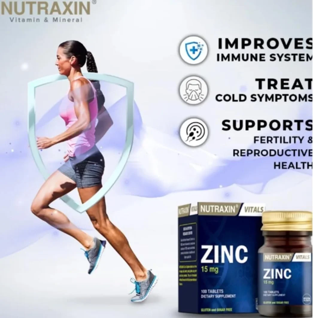 مکمل غذایی زینک نوتراکسین، 15 میلی گرم، 100 قرص، بدون گلوتن و شکر مکمل غذایی زینک نوتراکسین، 15 میلی گرم، 100 قرص، بدون گلوتن و شکر
