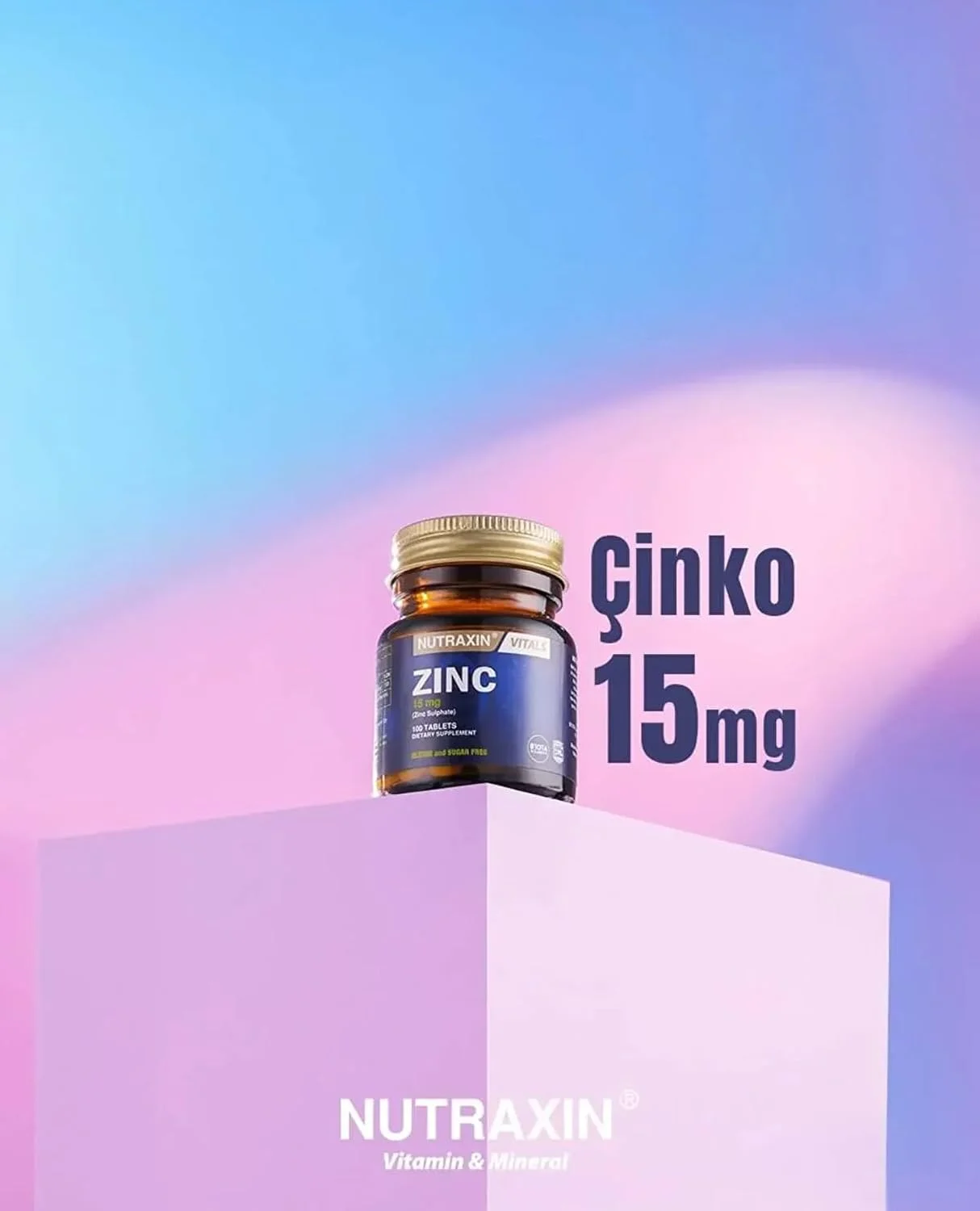 مکمل غذایی زینک نوتراکسین، 15 میلی گرم، 100 قرص، بدون گلوتن و شکر مکمل غذایی زینک نوتراکسین، 15 میلی گرم، 100 قرص، بدون گلوتن و شکر
