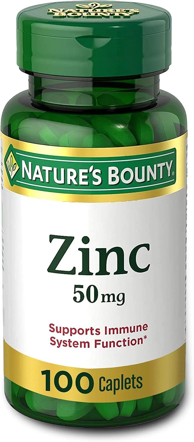 قرص های زینک کلاته Nature's Bounty، 50 میلی گرم، 100 عدد