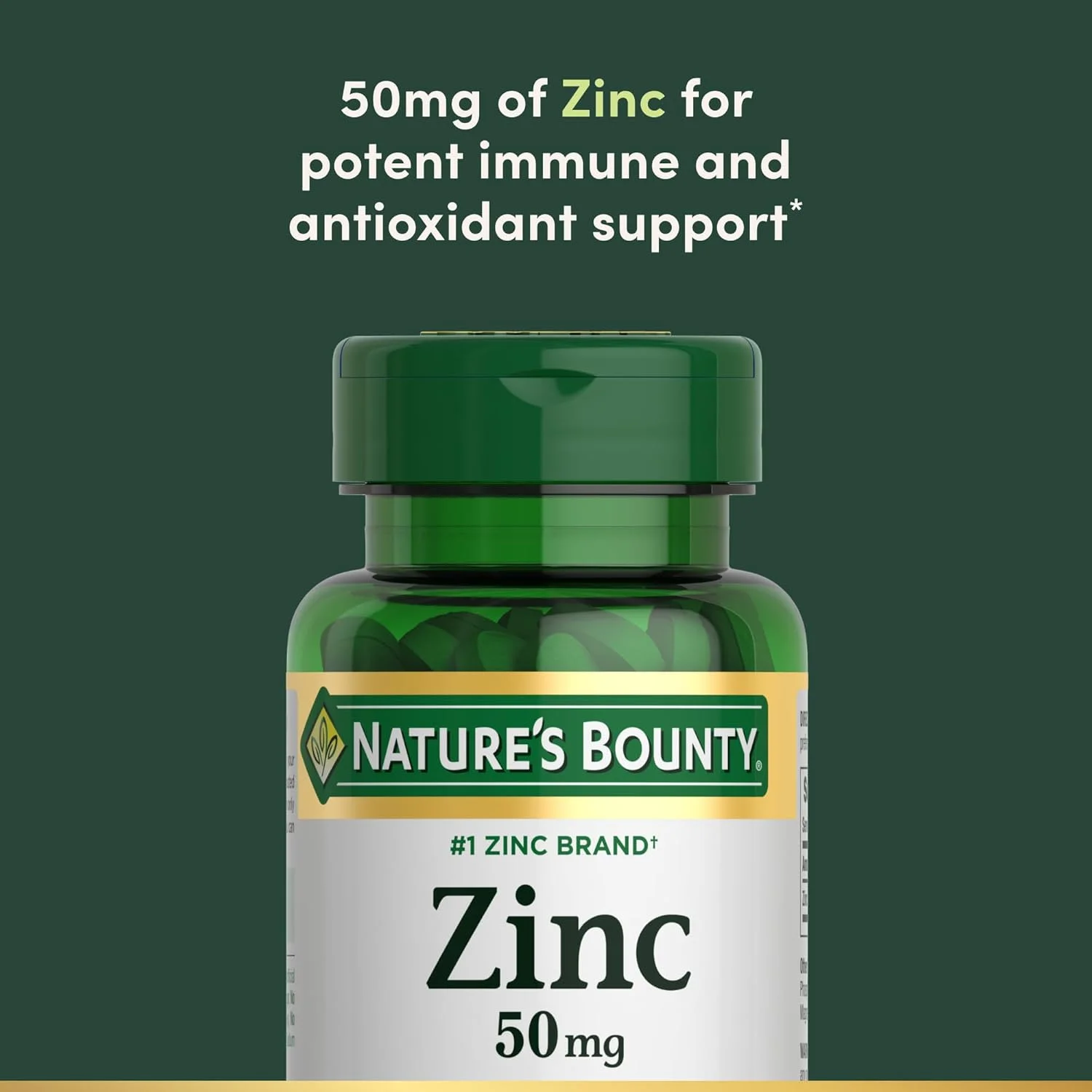 زینک کلاته 50 میلی گرم Nature's Bounty، 100 عدد زینک کلاته 50 میلی گرم Nature's Bounty، 100 عدد