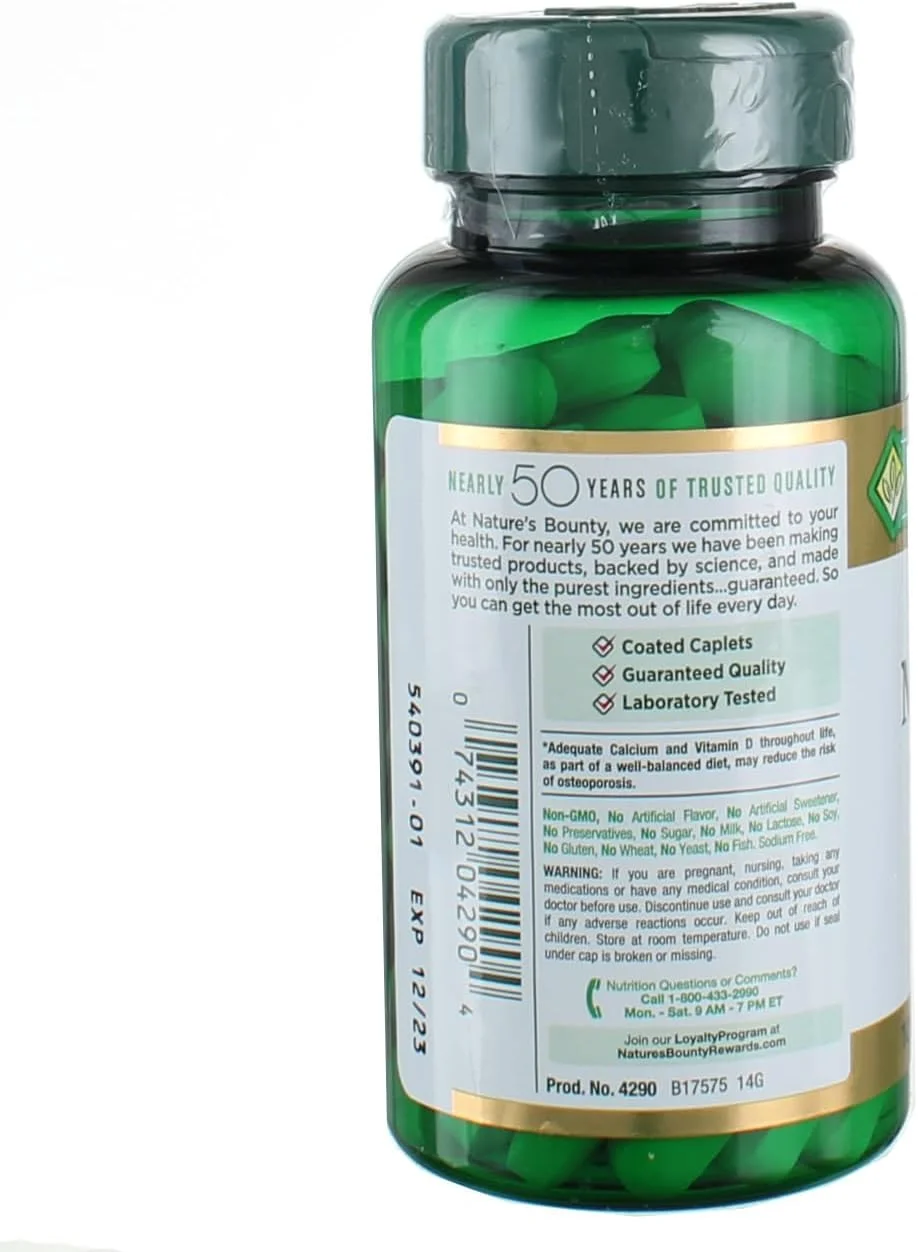 Nature's Bounty کلسیم منیزیم زینک (100 عدد کپسول) Nature's Bounty کلسیم منیزیم زینک (100 عدد کپسول)