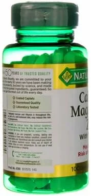 کپسول های کلسیوم، منیزیم و زینک Nature's Bounty (100 عدد) کپسول های کلسیوم، منیزیم و زینک Nature's Bounty (100 عدد)