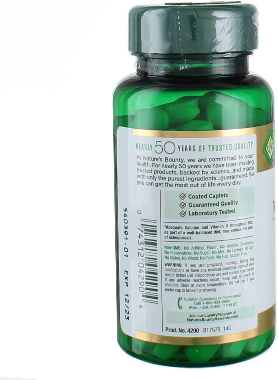 Nature's Bounty کلسیم منیزیم زینک (100 عدد کپسول) Nature's Bounty کلسیم منیزیم زینک (100 عدد کپسول)
