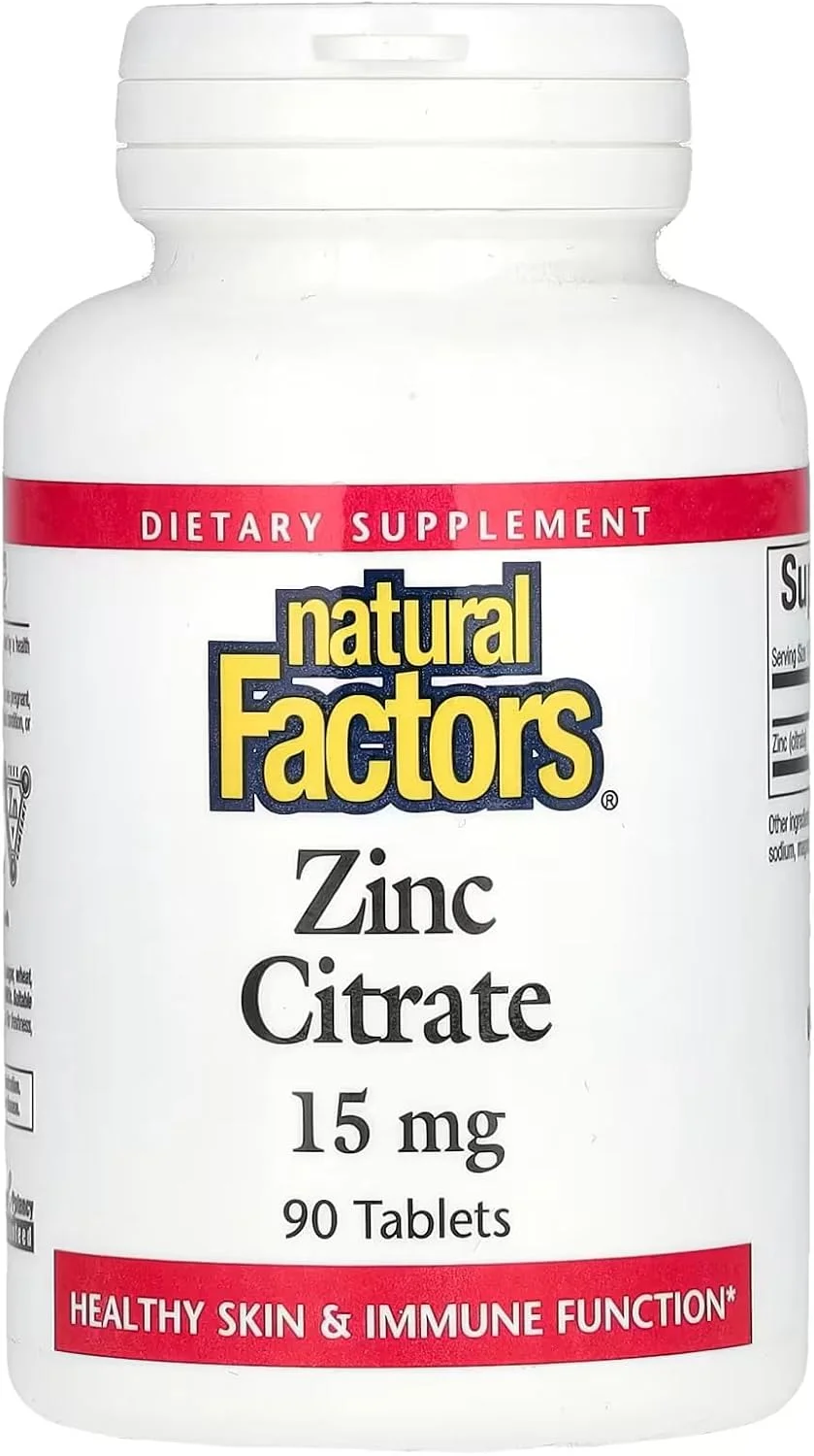 ناترال فاکتورز زینک سیترات ۱۵ میلی گرم ۹۰ قرص