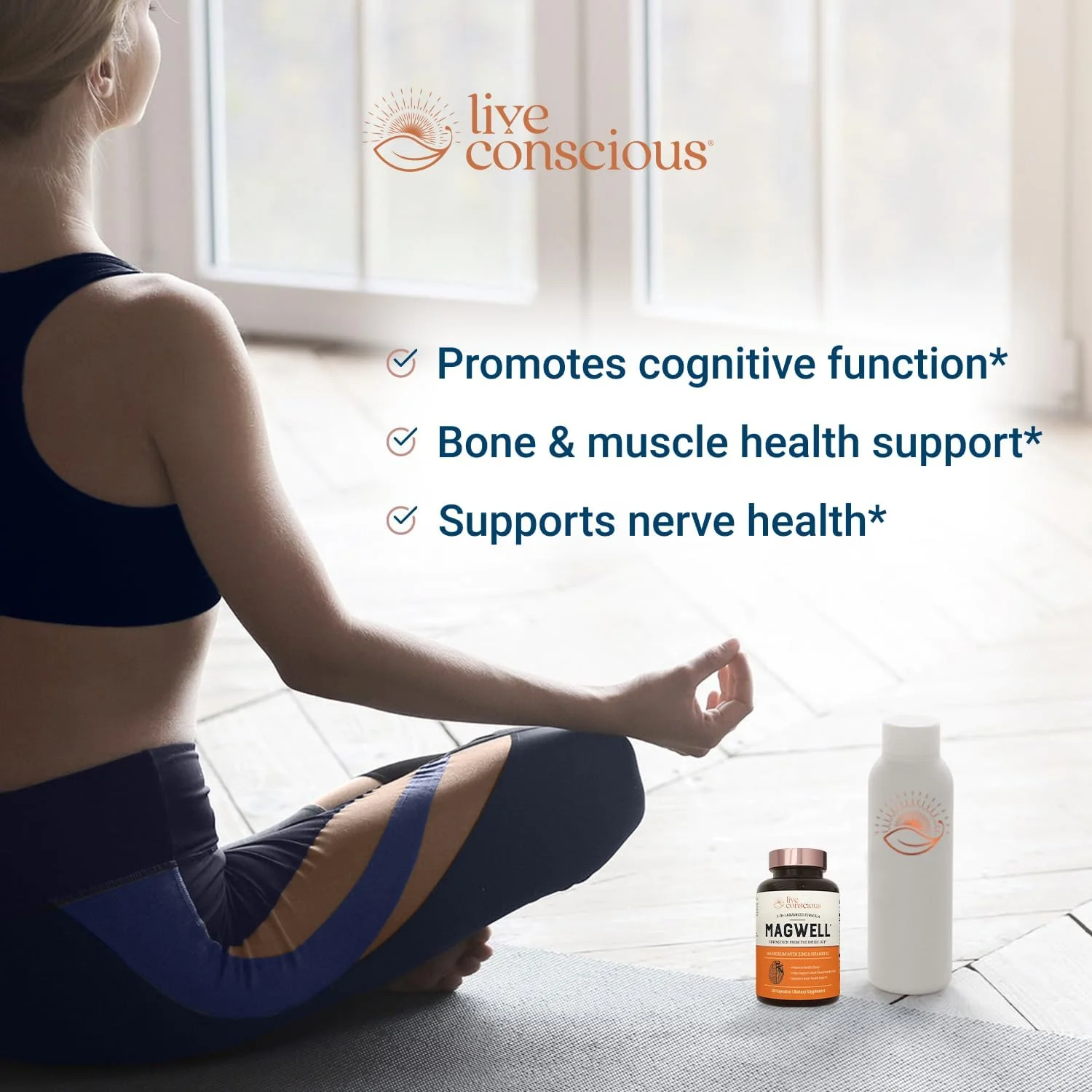 منیزیم، زینک و ویتامین D3 مگول - منیزیم با قابلیت جذب بالا: گلیسینات، مالات و سیترات - مکمل منیزیم 3 در 1 برای زنان و مردان - پشتیبانی از استخوان، قلب، سیستم ایمنی - 120 کپسول از لایوول منیزیم، زینک و ویتامین D3 مگول - منیزیم با قابلیت جذب بالا: گلیسینات، مالات و سیترات - مکمل منیزیم 3 در 1 برای زنان و مردان - پشتیبانی از استخوان، قلب، سیستم ایمنی - 120 کپسول از لایوول