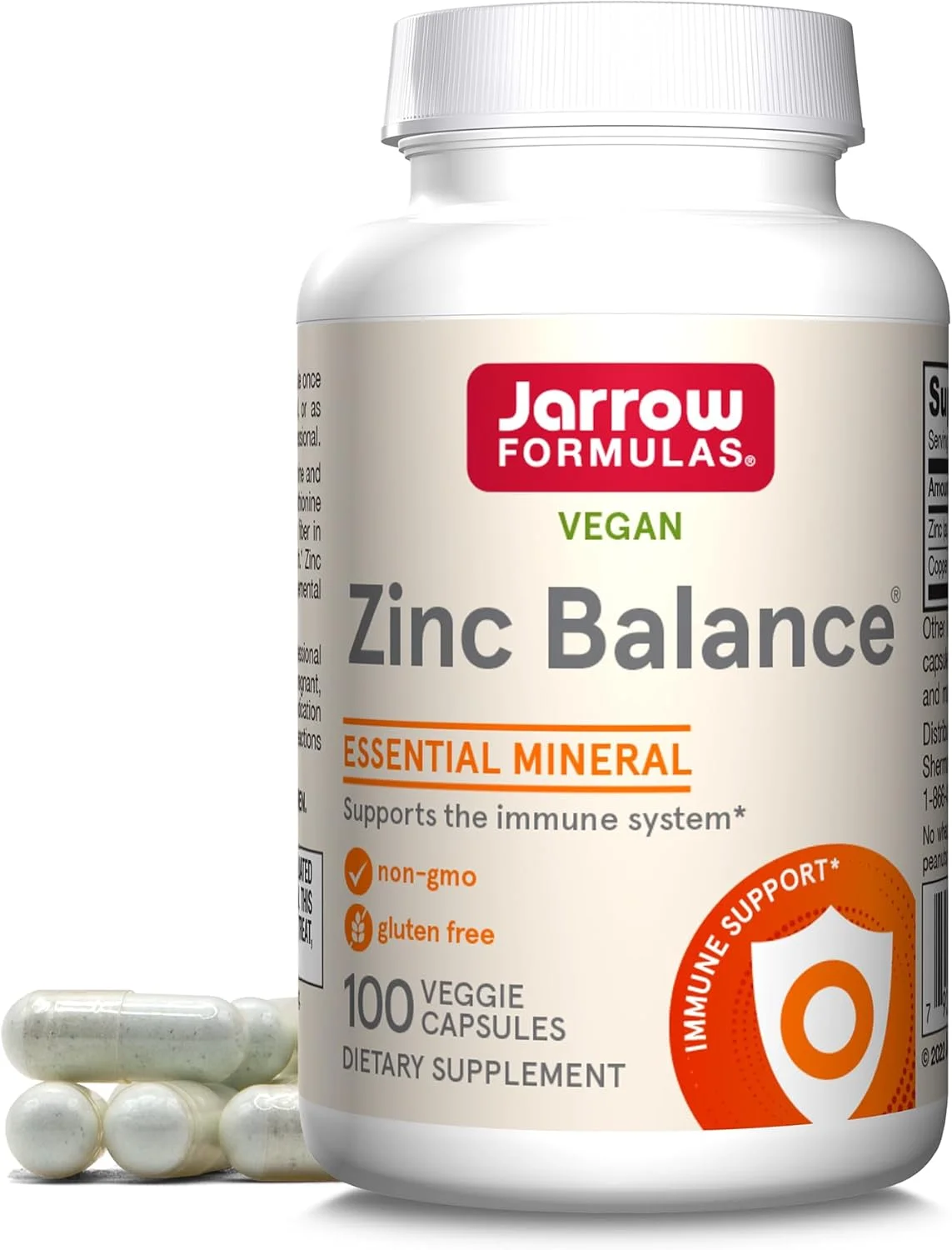 جارو فرمولاس Zinc Balance 15 میلی گرم - 100 سروینگ (کپسول گیاهی) - شامل مس - ماده معدنی ضروری برای حمایت از سیستم ایمنی - مکمل حمایت از سیستم ایمنی - مکمل روی مس بدون گلوتن - وگان
