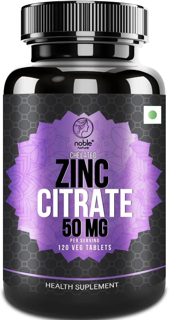 سیترات روی کلاته 50 میلی گرم - 120 قرص گیاهی - پشتیبانی از سیستم ایمنی