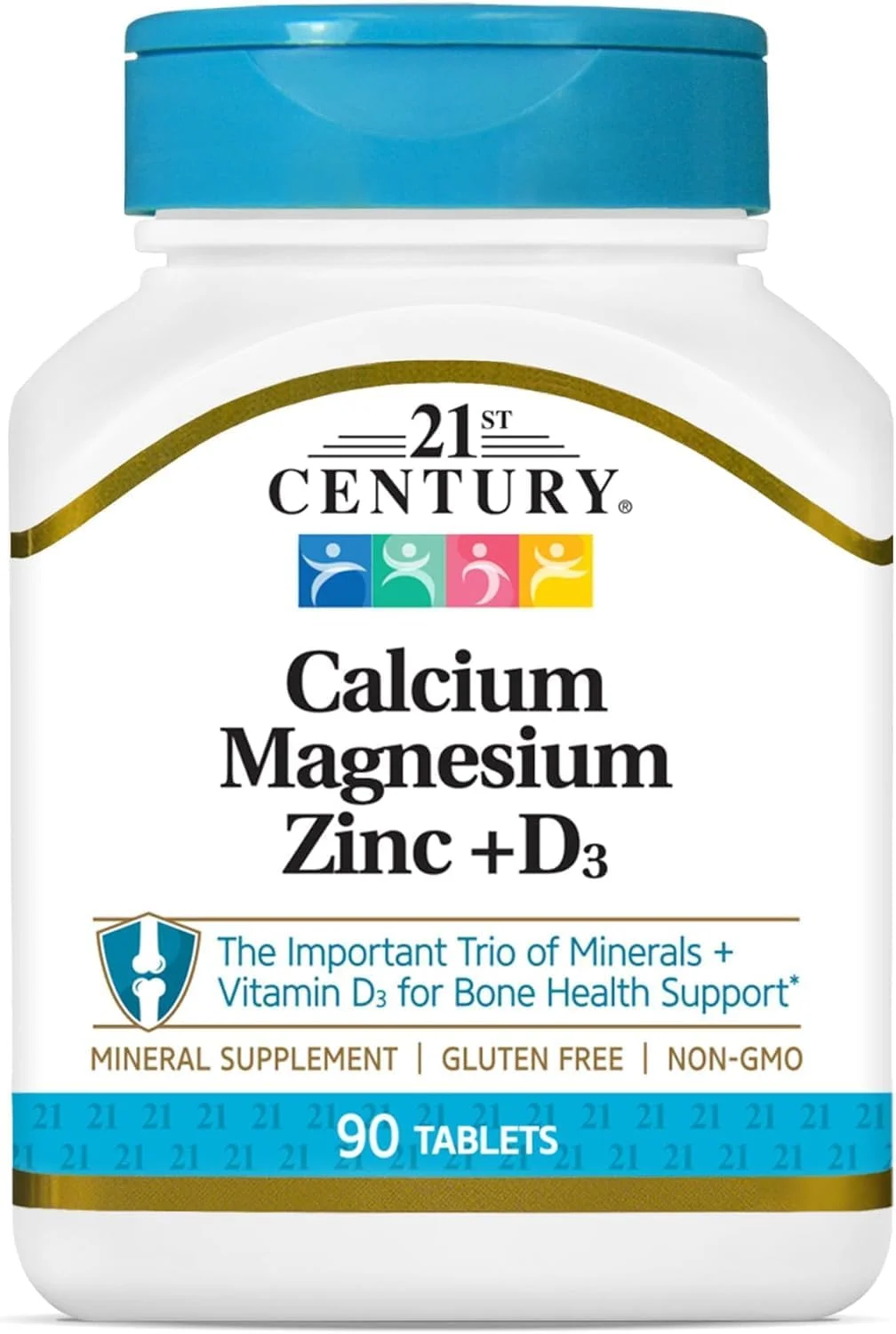 21st Century Cal Mag Zinc + D 90 Tabs 21st Century Cal Mag Zinc + D 90 Tabs