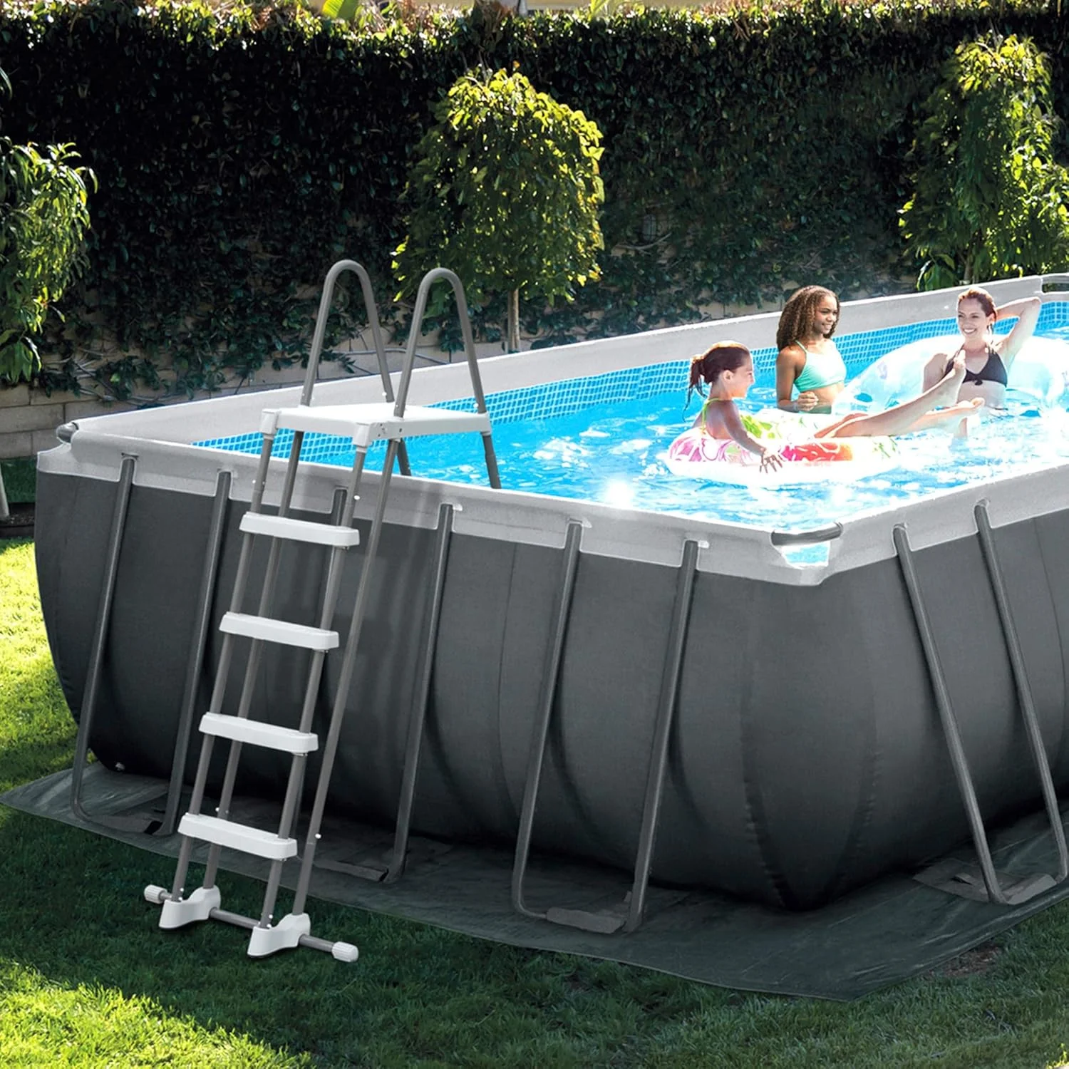 نردبان استخر اینتکس مدل دلوکس با پله های جداشدنی نردبان استخر اینتکس مدل دلوکس با پله های جداشدنی