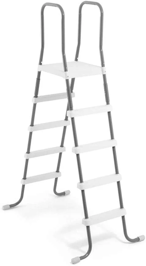 نردبان استخر پیش ساخته اینتکس مدل 28067 مناسب برای استخرهای با ارتفاع 52 اینچ