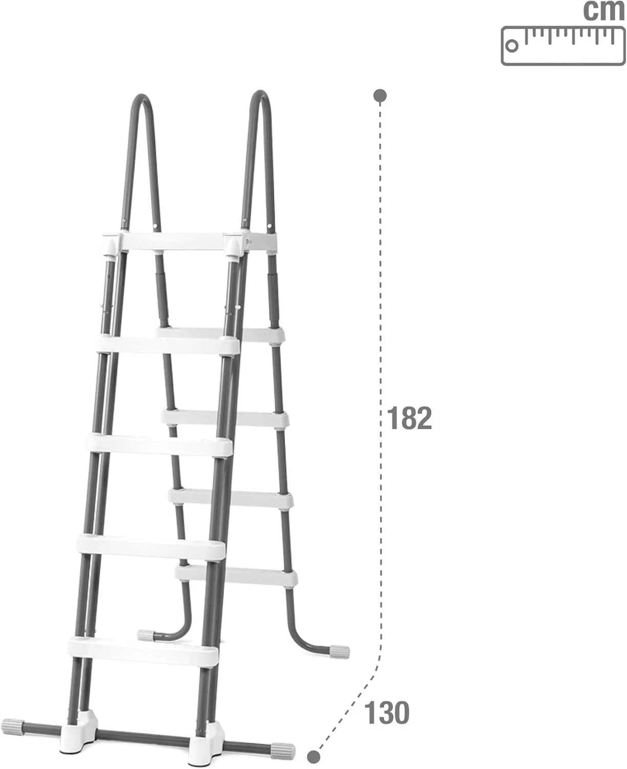 نردبان استخر اینتکس مدل دلوکس با پله های جداشدنی نردبان استخر اینتکس مدل دلوکس با پله های جداشدنی