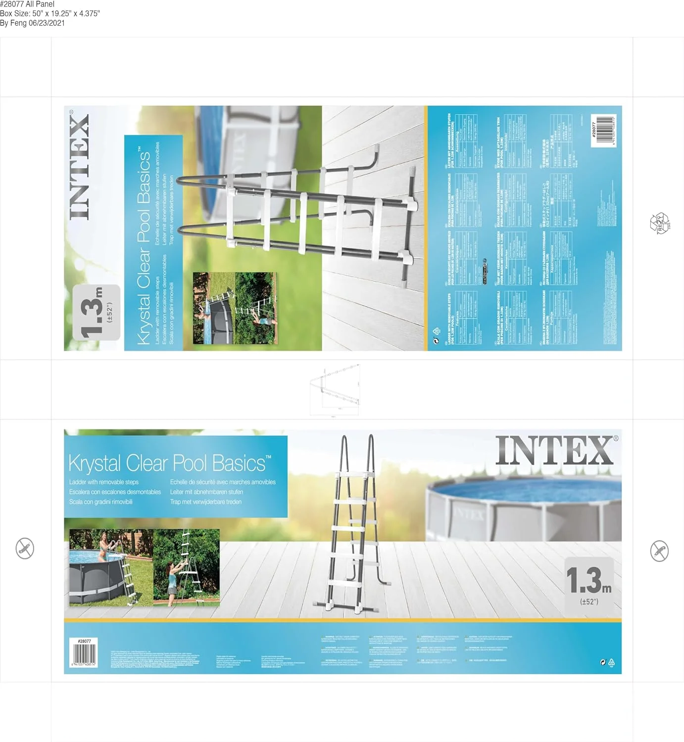 نردبان استخر اینتکس مدل دلوکس با پله های جداشدنی نردبان استخر اینتکس مدل دلوکس با پله های جداشدنی