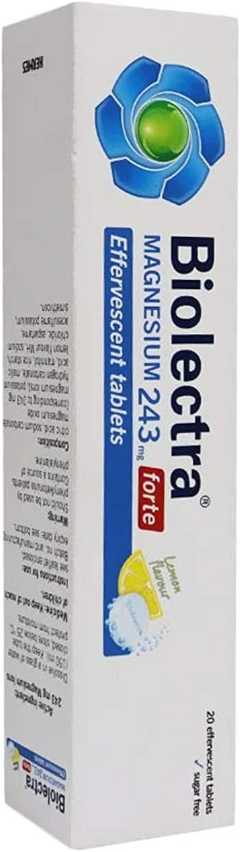 قرص جوشان منیزیم Biolectra Hermes TML، 243 میلی گرم