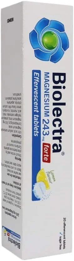 قرص جوشان منیزیم Biolectra Hermes TML، 243 میلی گرم قرص جوشان منیزیم Biolectra Hermes TML، 243 میلی گرم
