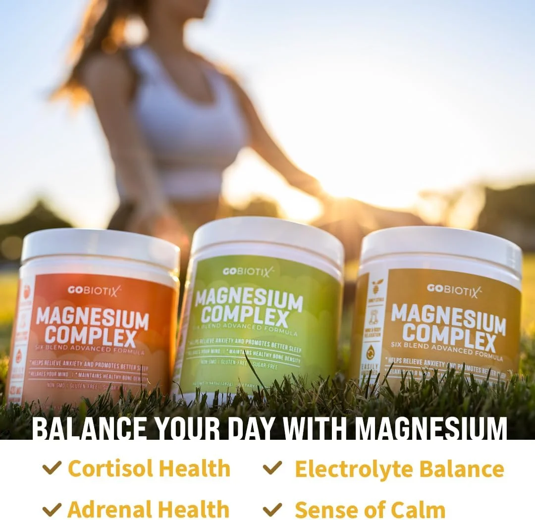 پودر گلیسینات منیزیم GoBiotix - مکمل های کورتیزول برای زنان و مردان - مکمل آرام بخش منیزیم با جذب بالا حاوی سیترات، مالات - بدون شکر - 420 میلی گرم، 60 سروینگ - مرکبات عسلی پودر گلیسینات منیزیم GoBiotix - مکمل های کورتیزول برای زنان و مردان - مکمل آرام بخش منیزیم با جذب بالا حاوی سیترات، مالات - بدون شکر - 420 میلی گرم، 60 سروینگ - مرکبات عسلی