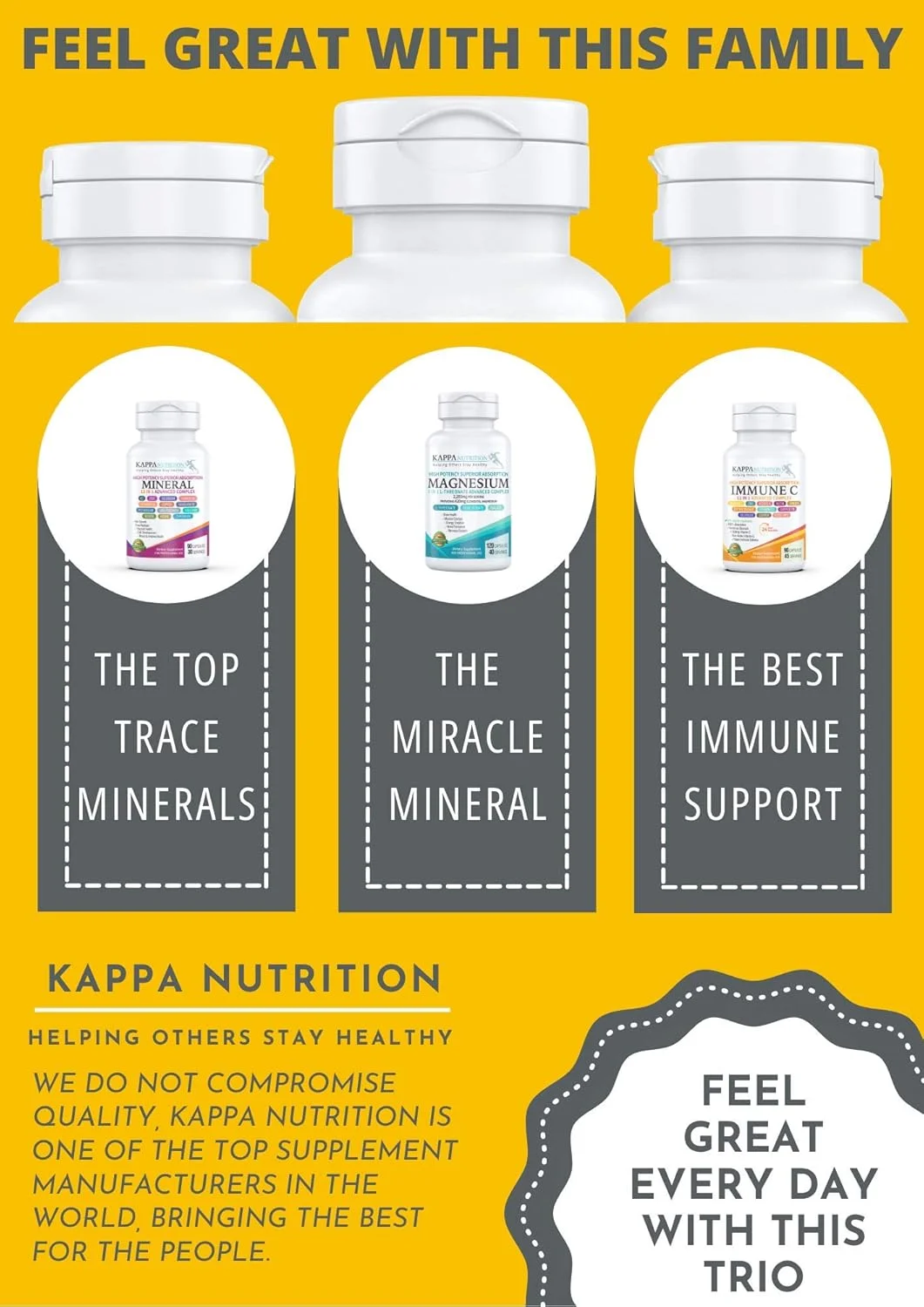 کپسول های KAPPA NUTRITION (90 عدد)، 2253 میلی گرم در هر وعده، حاوی 420 میلی گرم منیزیم المنتال، ال-ترئونات، بیس گلیسینات کلات، مالات، برای مغز، خواب، استرس، گرفتگی عضلات، سردرد، انرژی، قلب، از . کپسول های KAPPA NUTRITION (90 عدد)، 2253 میلی گرم در هر وعده، حاوی 420 میلی گرم منیزیم المنتال، ال-ترئونات، بیس گلیسینات کلات، مالات، برای مغز، خواب، استرس، گرفتگی عضلات، سردرد، انرژی، قلب، از .