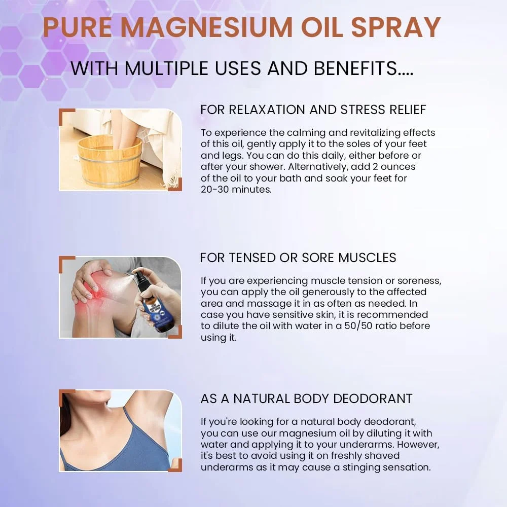 اسپری روغن منیزیم پا نیکیتا ویوی 60 میلی لیتر، اسپری روغن منیزیم موضعی خالص و طبیعی برای آبرسانی و آرامش پوست، تسکین عضلات، اسپری روغن های منیزیم ارگانیک اسپری روغن منیزیم پا نیکیتا ویوی 60 میلی لیتر، اسپری روغن منیزیم موضعی خالص و طبیعی برای آبرسانی و آرامش پوست، تسکین عضلات، اسپری روغن های منیزیم ارگانیک