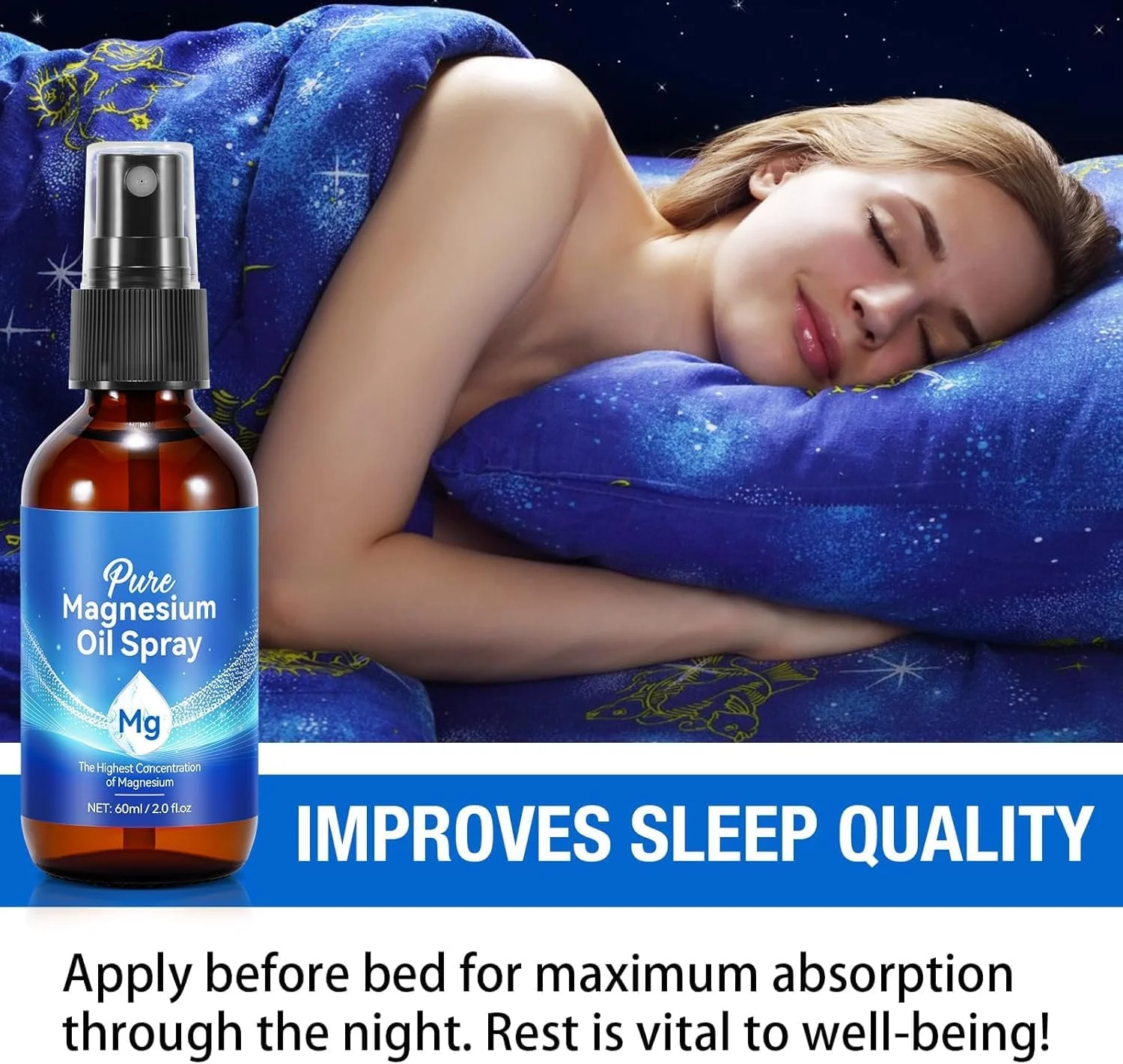 اسپری روغن منیزیم خالص LBOYLOVE®، روغن منیزیم مواد معدنی باستانی، بطری شیشه ای موضعی، اسپری بدن غیر GMO 100٪ طبیعی و آسان برای جذب، تغذیه پوست، کاهش ریزش مو (2 عدد) اسپری روغن منیزیم خالص LBOYLOVE®، روغن منیزیم مواد معدنی باستانی، بطری شیشه ای موضعی، اسپری بدن غیر GMO 100٪ طبیعی و آسان برای جذب، تغذیه پوست، کاهش ریزش مو (2 عدد)