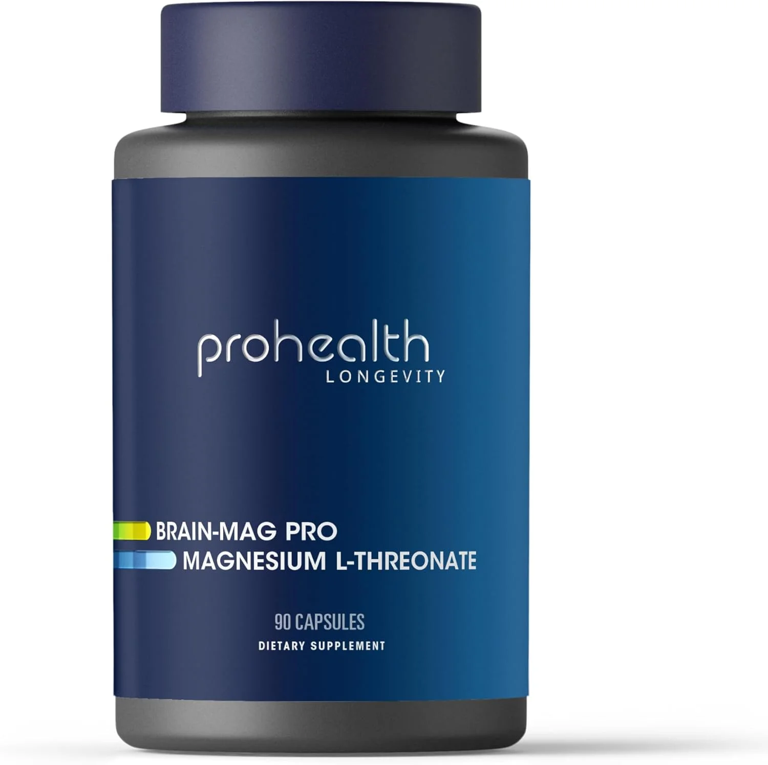 مکمل منیزیم ال-ترئونات پرو هلث لانجویتی Brain-Mag Pro، ۹۰ کپسول، ۲ گرم در هر وعده روزانه، تقویت حافظه و عملکرد شناختی، پشتیبانی از سلامت و عملکرد مغز