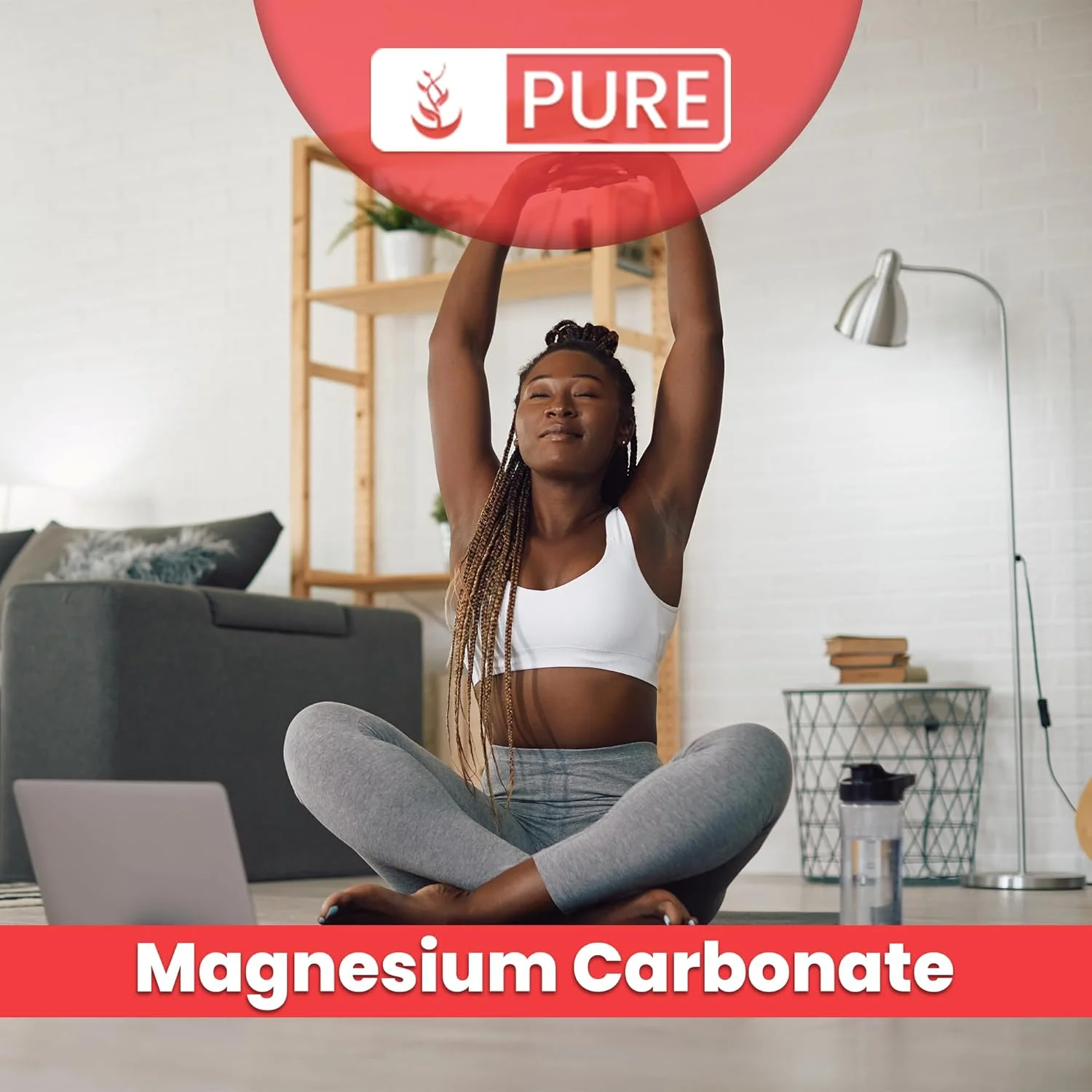 PURE ORIGINAL INGREDIENTS Magnesium Carbonate Powder (4 Oz) Magnesium Supplement, Supports Digestion*