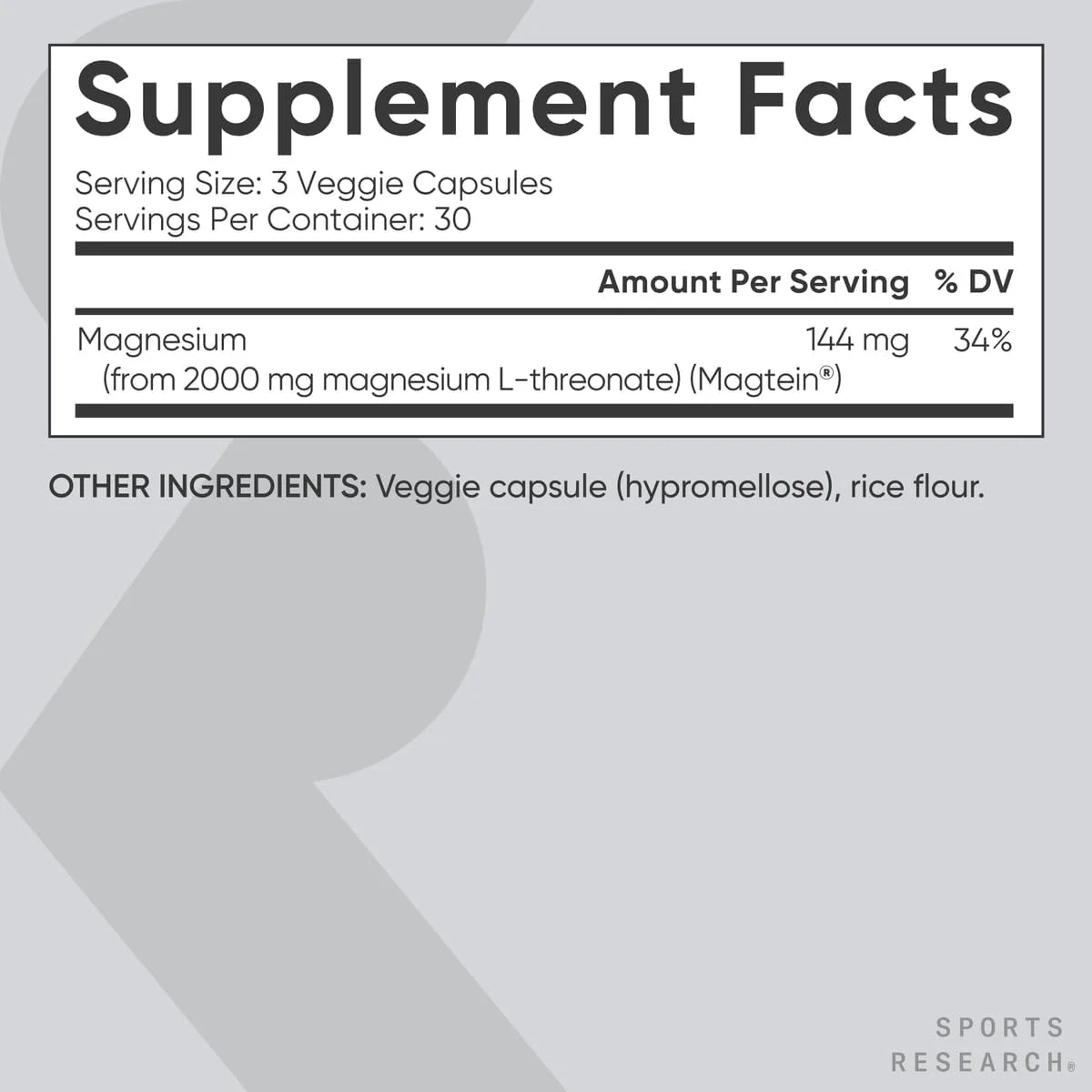 کپسول های منیزیم ال-ترئونات Magtein Sports Research - مکمل منیزیم برای حافظه، تمرکز و شناخت - منیزیم ال ترئونات از سلامت مغز، خواب و خلق و خو پشتیبانی می کند - 2000 میلی گرم، 90 کپسول برای بزرگسالان کپسول های منیزیم ال-ترئونات Magtein Sports Research - مکمل منیزیم برای حافظه، تمرکز و شناخت - منیزیم ال ترئونات از سلامت مغز، خواب و خلق و خو پشتیبانی می کند - 2000 میلی گرم، 90 کپسول برای بزرگسالان