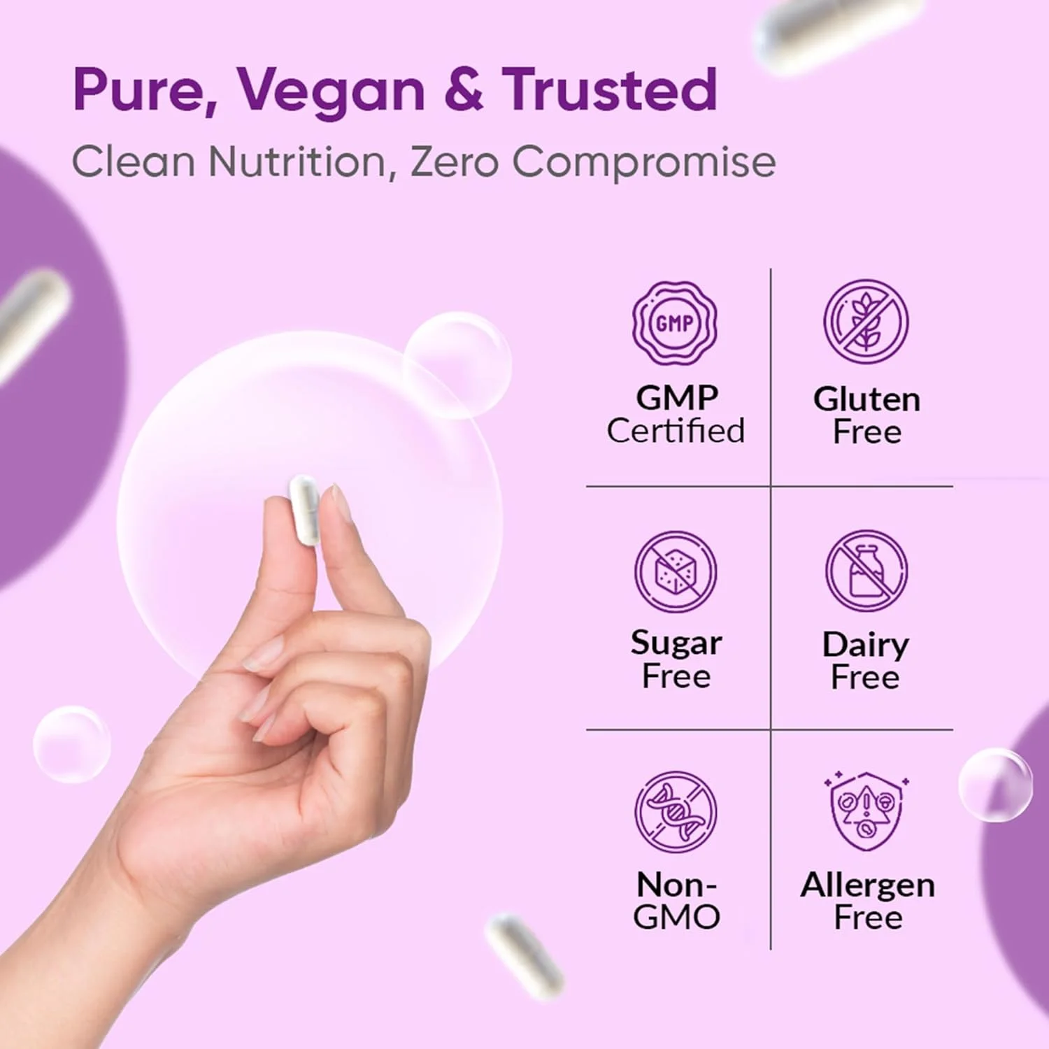 آمبروسیال گلیسینات منیزیم 350 میلی گرم | مکمل منیزیم با جذب بالا برای بهبود عملکرد عضلات و اعصاب | تقویت سلامت استخوان | رفع خستگی (بسته 120 عددی)