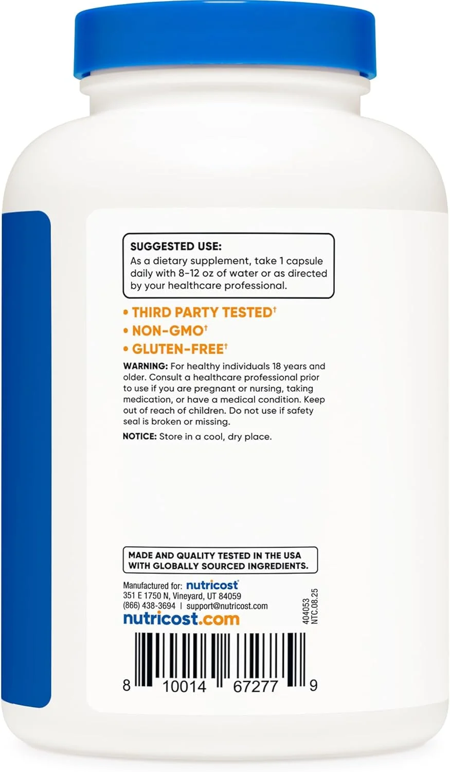 Nutricost Magnesium Complex 500mg, 240 Capsules - Magnesium Oxide, Citrate, and Glycinate - Gluten Free and Non-GMO Nutricost Magnesium Complex 500mg, 240 Capsules - Magnesium Oxide, Citrate, and Glycinate - Gluten Free and Non-GMO