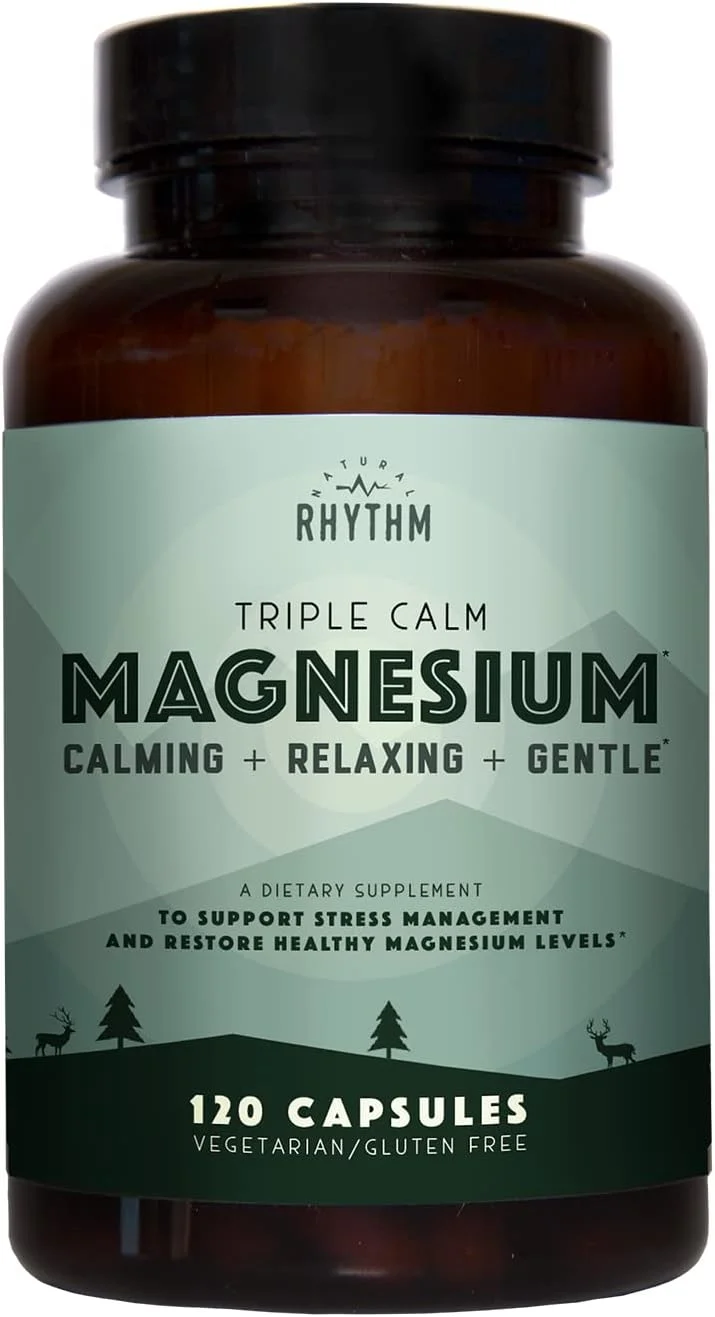 منیزیم آرامبخش سه گانه Natural Rhythm - 120 کپسول
