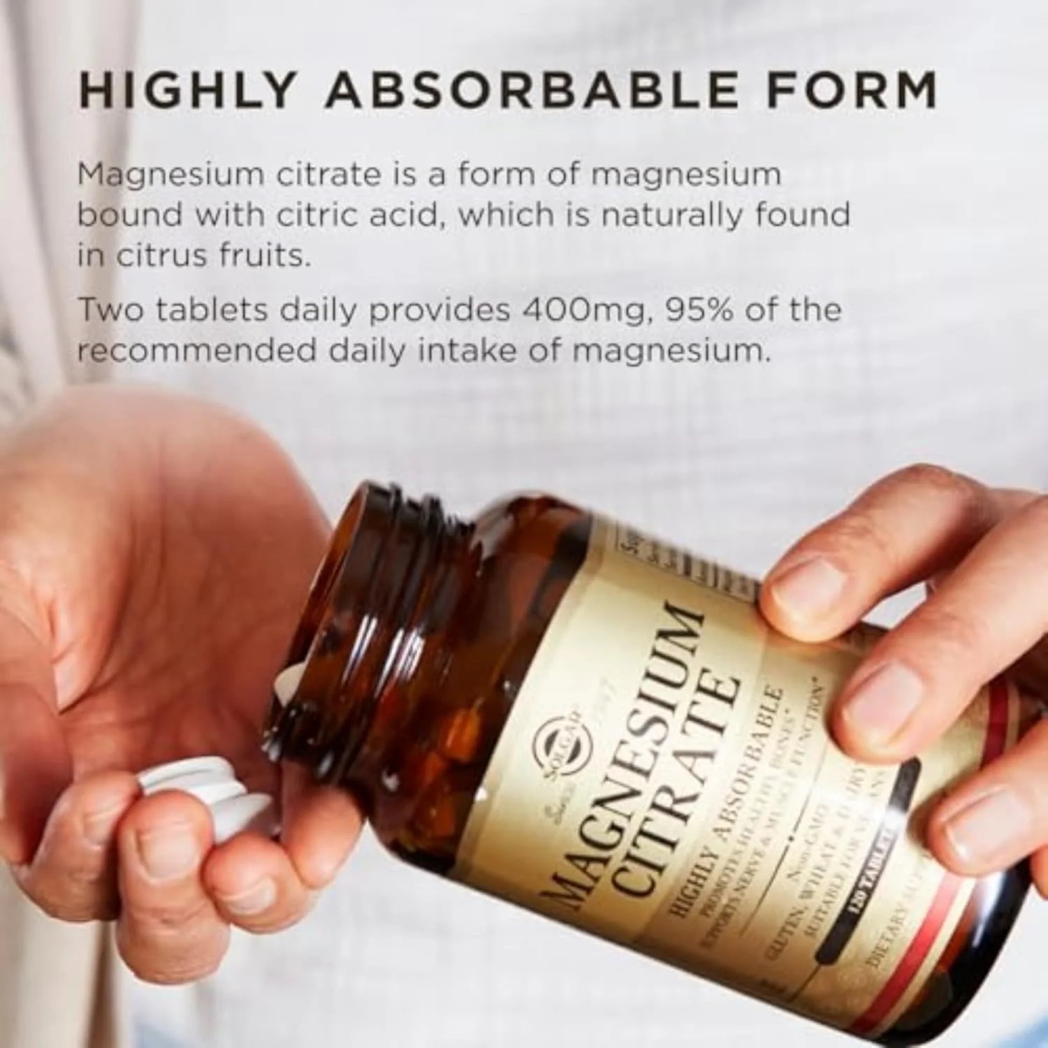 سلگار، سیترات منیزیم، 120 قرص سلگار، سیترات منیزیم، 120 قرص