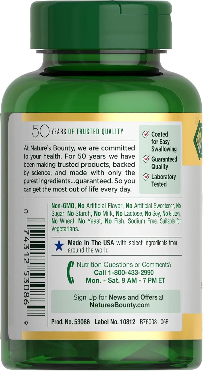 Nature's Bounty منیزیم - 500 میلی گرم، 200 قرص Nature's Bounty منیزیم - 500 میلی گرم، 200 قرص