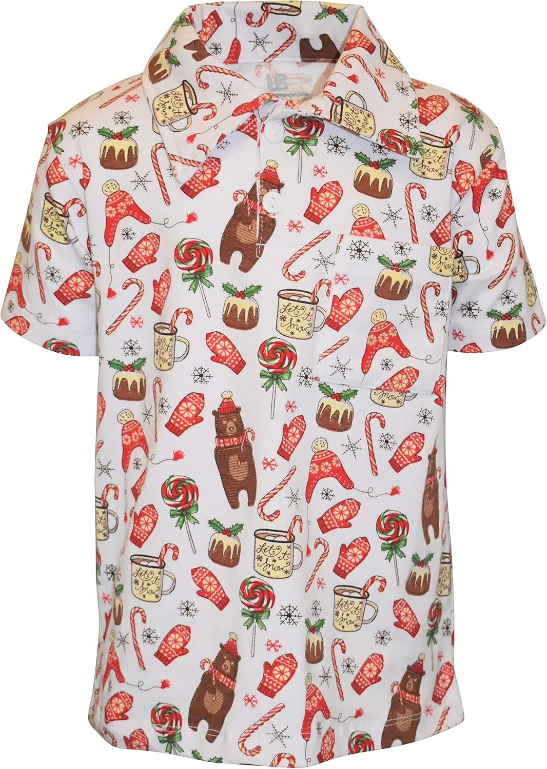 تی شرت کریسمس پسرانه با طرح منحصر به فرد پارت الف