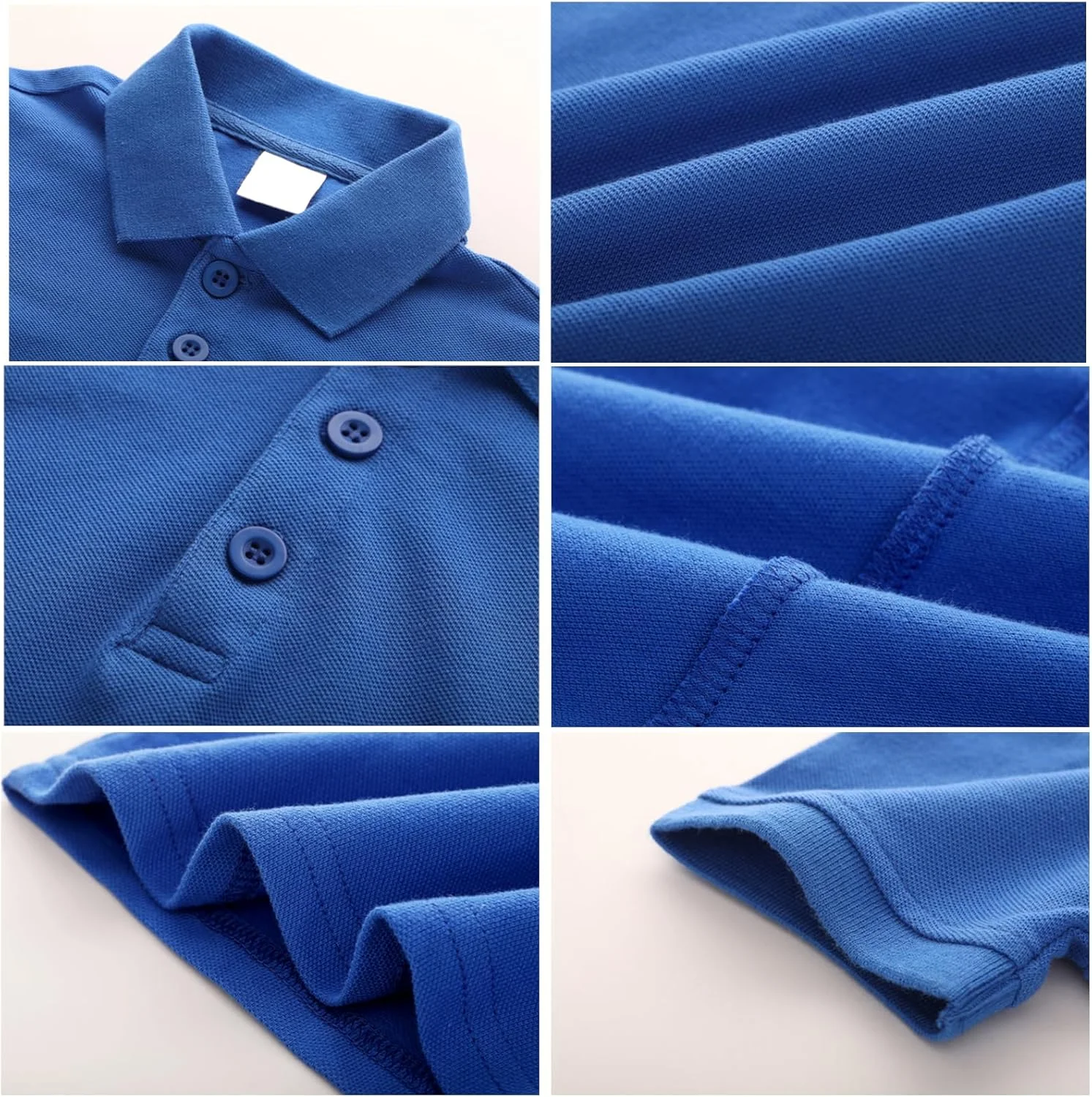 RUIBETYHUA تیشرت پولو آستین کوتاه پسرانه و دخترانه، طرح ساده، مناسب کودکان 1 تا 7 سال RUIBETYHUA تیشرت پولو آستین کوتاه پسرانه و دخترانه، طرح ساده، مناسب کودکان 1 تا 7 سال