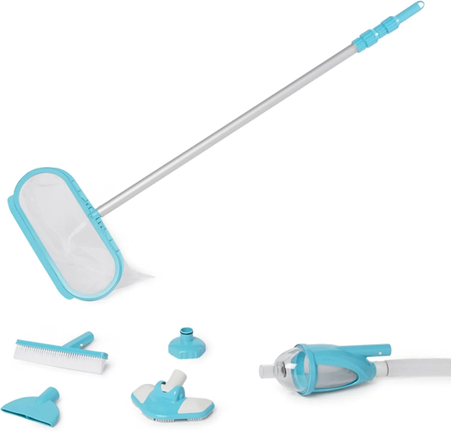 کیت نگهداری لوکس استخر اینتکس مدل 28003E مناسب برای استخرهای روکار، 1 عدد، آبی