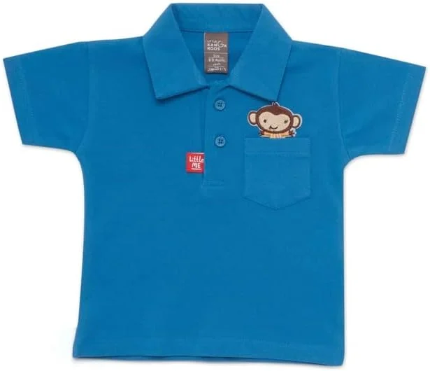 تی شرت پولو آستین کوتاه پسرانه Little Kangaroos