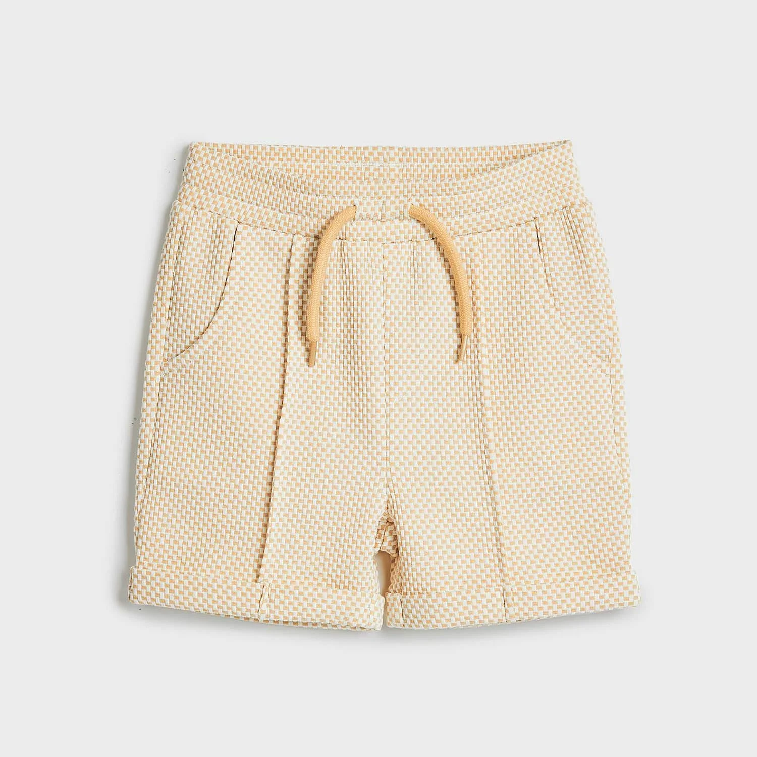 تی شرت پولو بافت دار پسرانه نوزادی R&B مدل 325-0812Ib030-2 آستین کوتاه