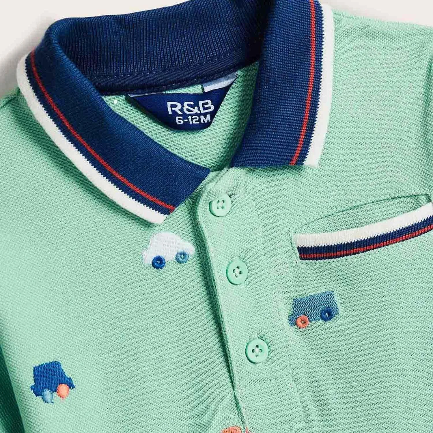 ست تی شرت پولو آستین کوتاه و شلوارک پسرانه R&B مدل 325-0754Ib130-1 ست تی شرت پولو آستین کوتاه و شلوارک پسرانه R&B مدل 325-0754Ib130-1