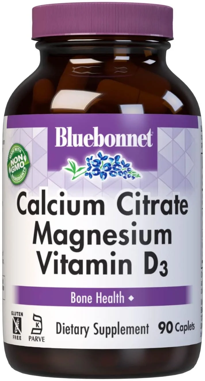 کپسول های سیترات کلسیم منیزیم به همراه ویتامین D3 Bluebonnet Nutrition، سلامت استخوان و آرامش عضلات، غیر GMO، بدون گلوتن، سویا و شیر، کوشر، سفید، 90 عدد کپسول های سیترات کلسیم منیزیم به همراه ویتامین D3 Bluebonnet Nutrition، سلامت استخوان و آرامش عضلات، غیر GMO، بدون گلوتن، سویا و شیر، کوشر، سفید، 90 عدد