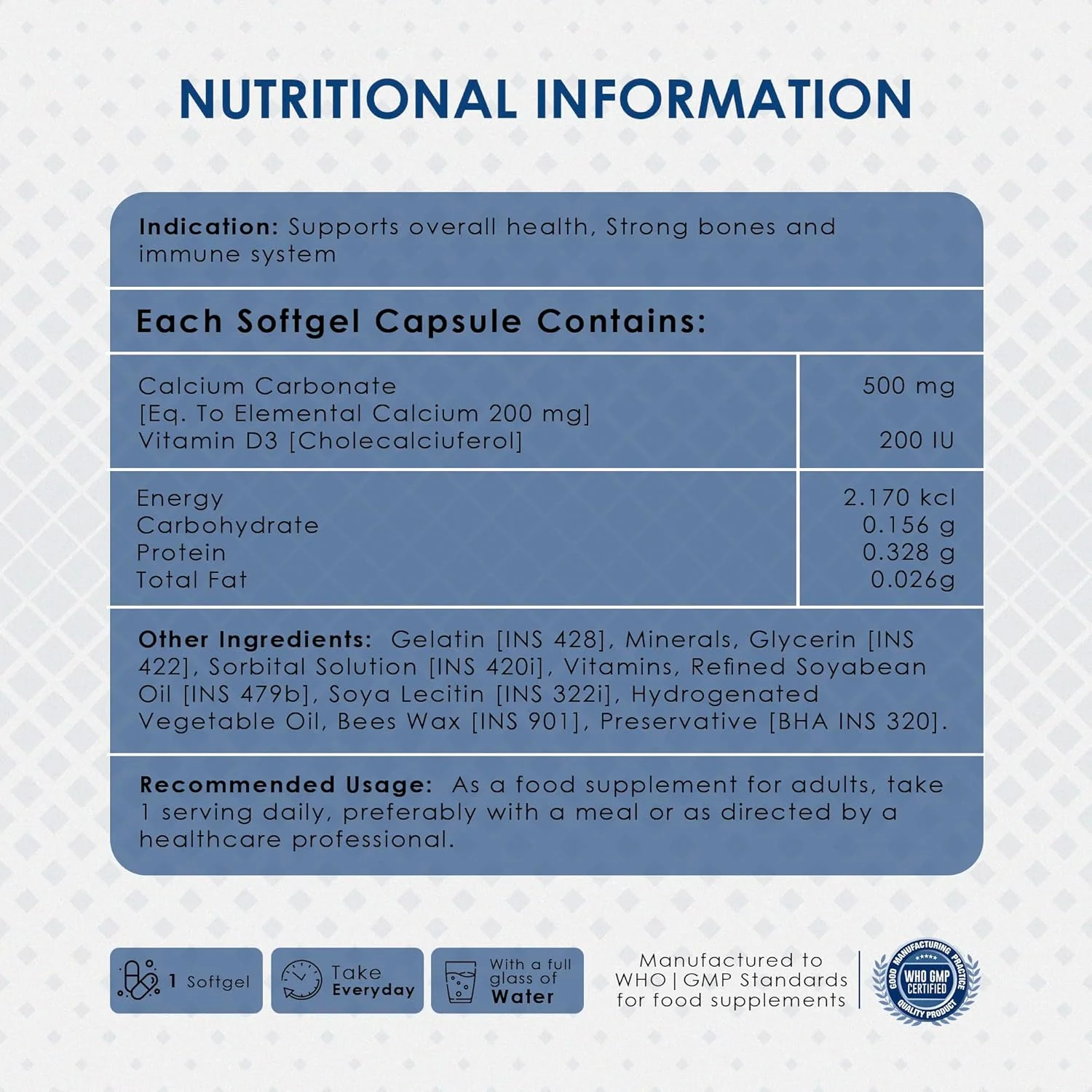 قرص های کلسیم و ویتامین D آمبروسیال | مکمل کلسیم با قدرت بالا برای سلامت استخوان، عضلات و دندان ها | قرص های کلسیم با قدرت بالا (بسته 120 سافت ژل) قرص های کلسیم و ویتامین D آمبروسیال | مکمل کلسیم با قدرت بالا برای سلامت استخوان، عضلات و دندان ها | قرص های کلسیم با قدرت بالا (بسته 120 سافت ژل)
