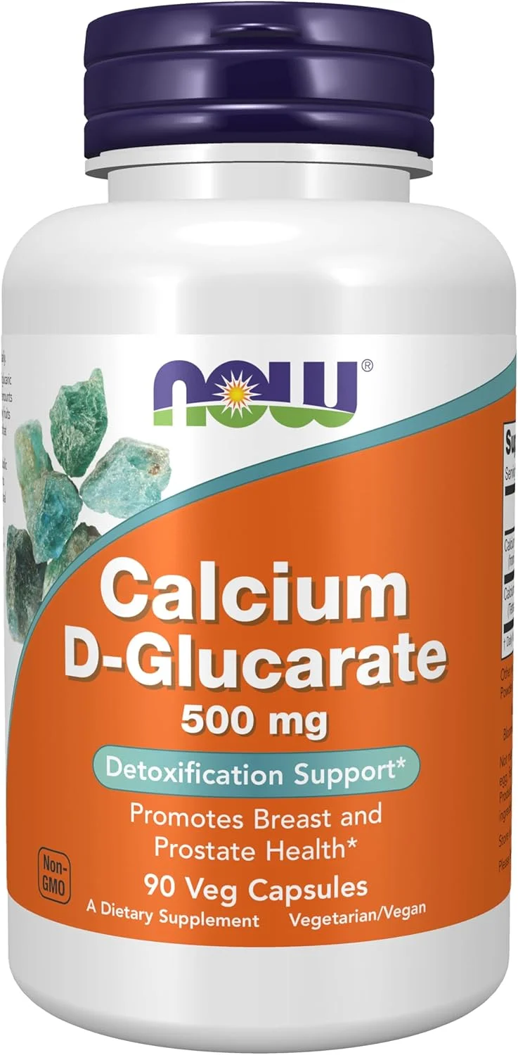 NOW Supplements، کلسیم دی گلوکارات 500 میلی گرم، 90 کپسول گیاهی NOW Supplements، کلسیم دی گلوکارات 500 میلی گرم، 90 کپسول گیاهی