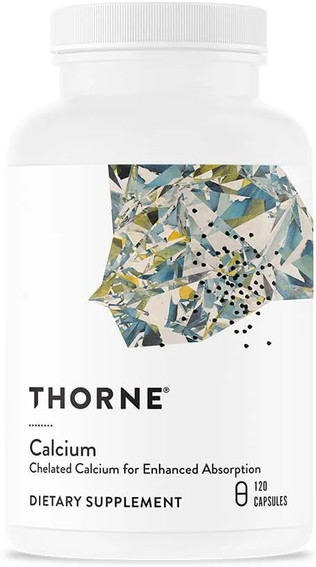 THORNE کلسیم - (قبلاً دی کلسیم مالات) - کلسیم کلاته شده برای جذب بیشتر با DimaCal برای پشتیبانی از تراکم استخوان - 120 کپسول THORNE کلسیم - (قبلاً دی کلسیم مالات) - کلسیم کلاته شده برای جذب بیشتر با DimaCal برای پشتیبانی از تراکم استخوان - 120 کپسول