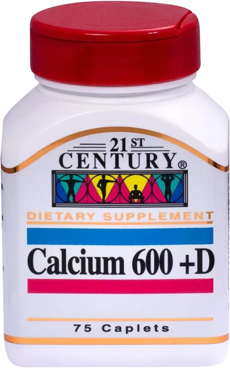 قرص کلسیم 600 + D 21st Century - بسته 75 عددی قرص کلسیم 600 + D 21st Century - بسته 75 عددی