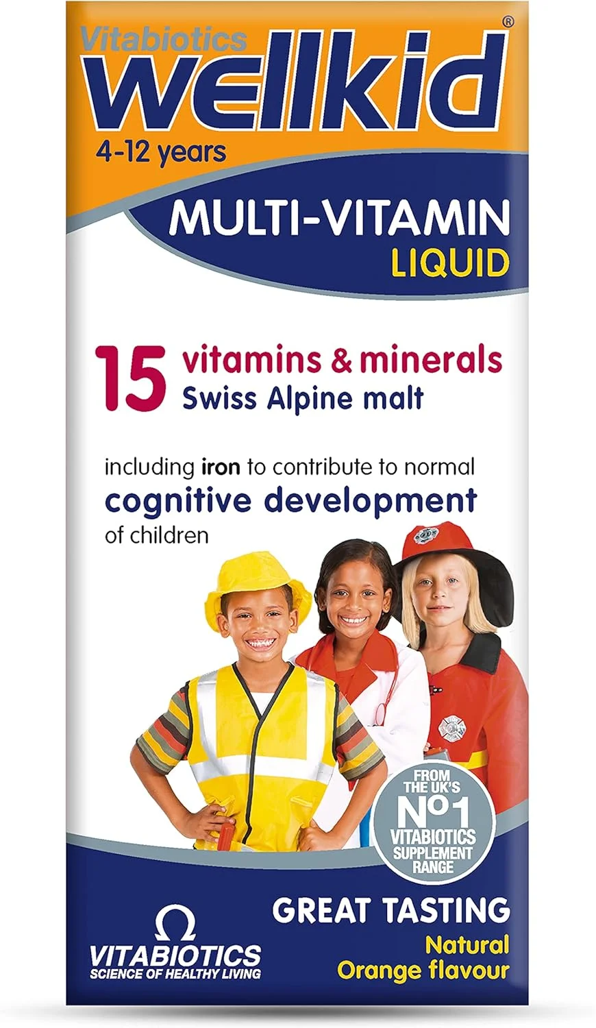 شربت کودک و نوزاد Wellkid Vitabiotics، 150 میلی لیتر شربت کودک و نوزاد Wellkid Vitabiotics، 150 میلی لیتر