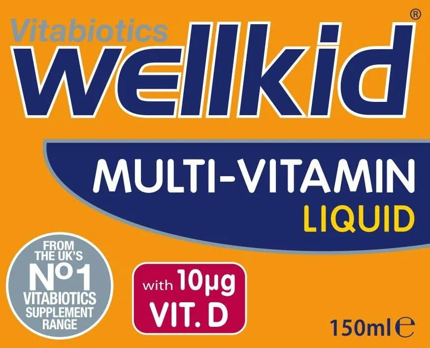 شربت کودک و نوزاد Wellkid Vitabiotics، 150 میلی لیتر شربت کودک و نوزاد Wellkid Vitabiotics، 150 میلی لیتر