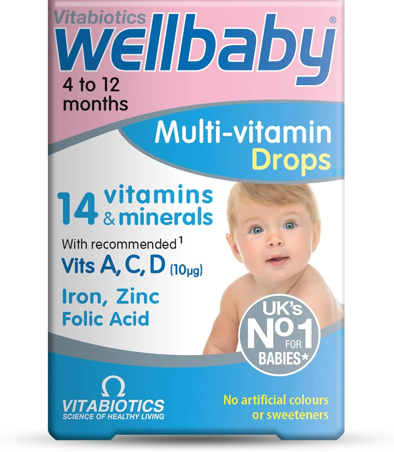 قطره مولتی ویتامین Wellbaby ویتابیوتیکس، 30 میلی لیتر قطره مولتی ویتامین Wellbaby ویتابیوتیکس، 30 میلی لیتر