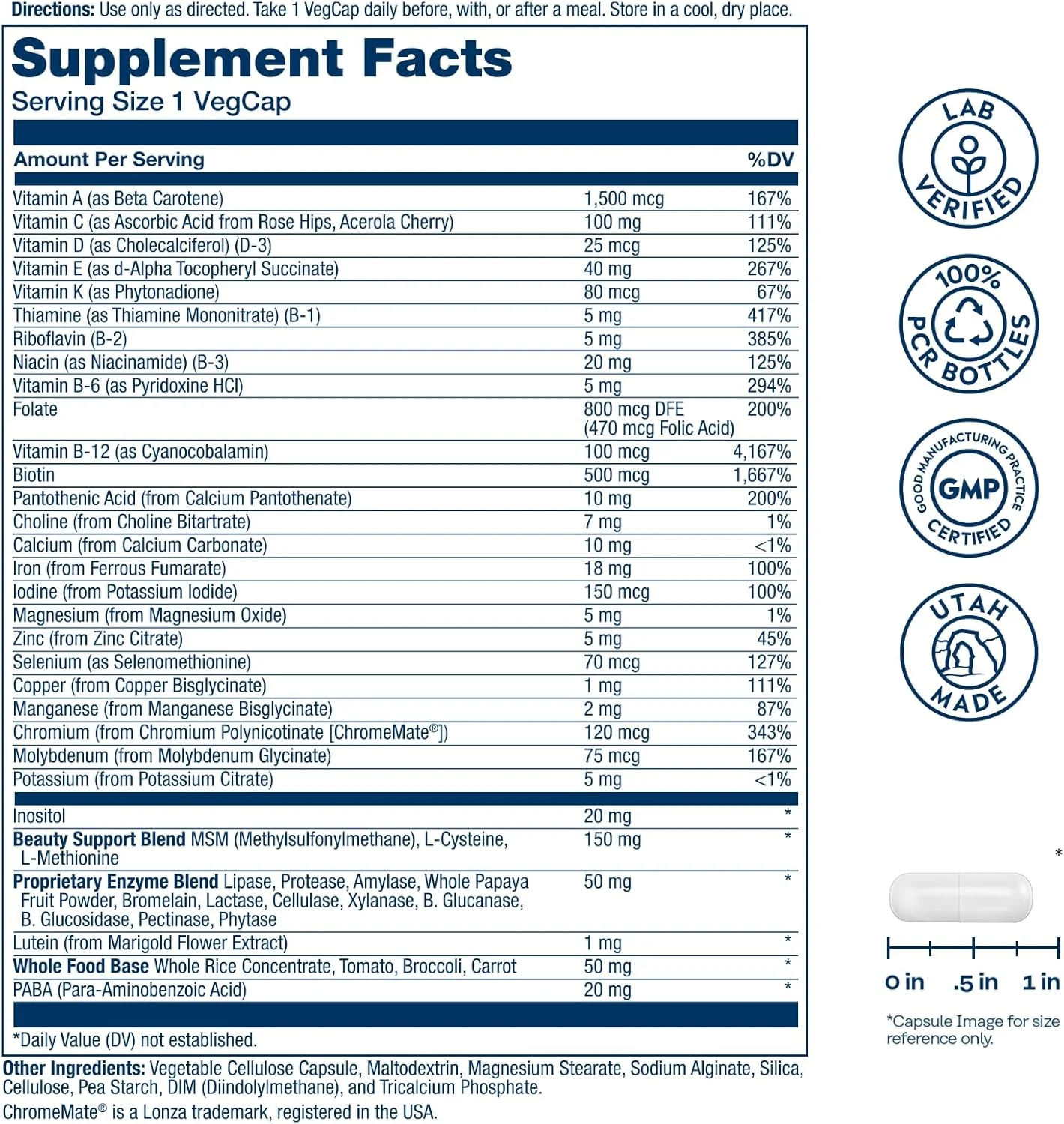 سولارای، یک بار در روز، مخصوص بانوان، مولتی ویتامین، 90 کپسول گیاهی سولارای، یک بار در روز، مخصوص بانوان، مولتی ویتامین، 90 کپسول گیاهی
