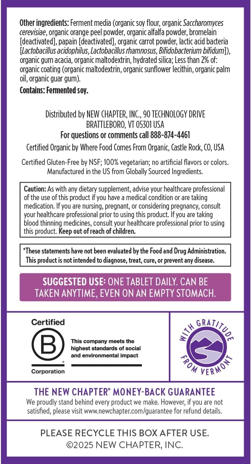 مولتی ویتامین بانوان نیو چپتر، Every Woman's One Daily 40+، تخمیر شده با پروبیوتیک ها + ویتامین D3 + ویتامین های B + مواد ارگانیک غیر GMO - 48 عدد (بسته بندی ممکن است متفاوت باشد) مولتی ویتامین بانوان نیو چپتر، Every Woman's One Daily 40+، تخمیر شده با پروبیوتیک ها + ویتامین D3 + ویتامین های B + مواد ارگانیک غیر GMO - 48 عدد (بسته بندی ممکن است متفاوت باشد)