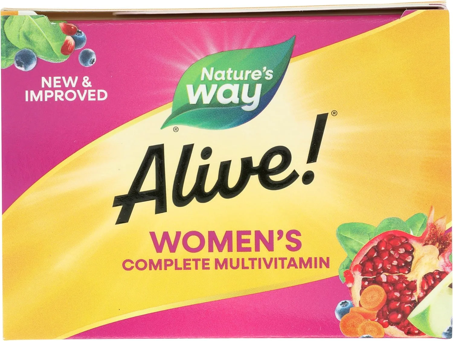 مولتی ویتامین کامل انرژی زنانه نیچرز وی Alive! (50 قرص) مولتی ویتامین کامل انرژی زنانه نیچرز وی Alive! (50 قرص)