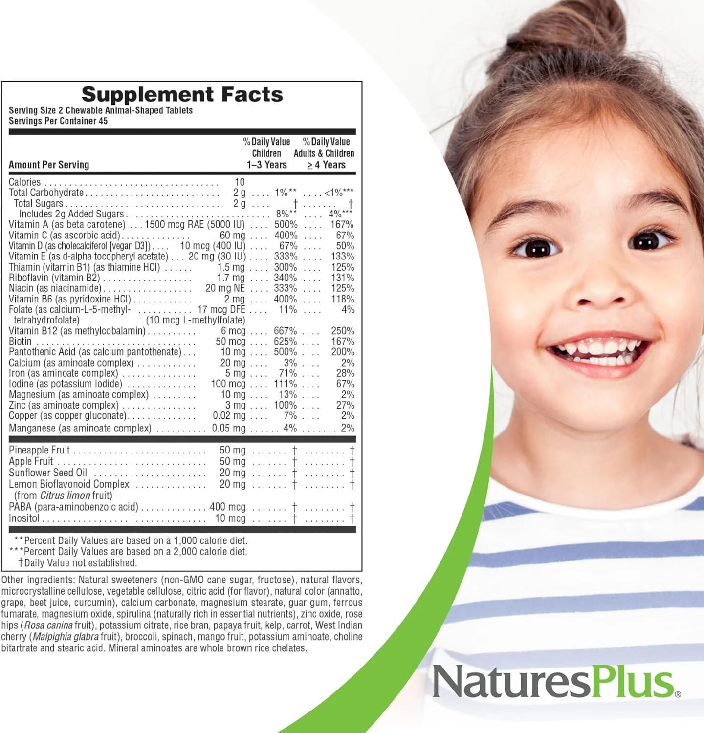 مکمل جویدنی مولتی ویتامین کودکان Nature's Plus، ۹۰ قرص به شکل حیوانات - طعم گیلاس، انگور و پرتقال (مخلوط) - برای تولید انرژی طبیعی و سلامت کلی مکمل جویدنی مولتی ویتامین کودکان Nature's Plus، ۹۰ قرص به شکل حیوانات - طعم گیلاس، انگور و پرتقال (مخلوط) - برای تولید انرژی طبیعی و سلامت کلی