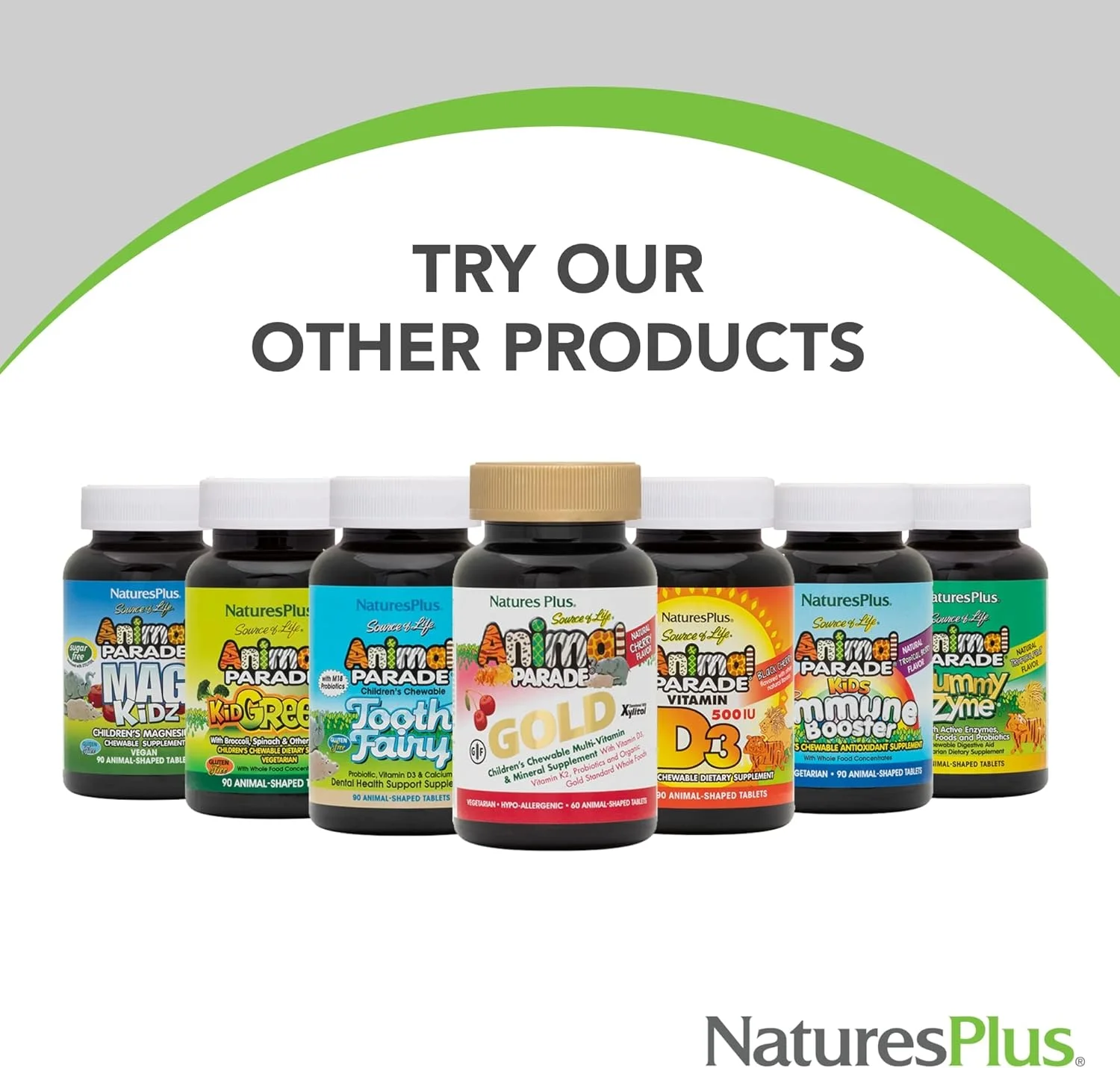 مولتی ویتامین جویدنی کودکان Nature's Plus Gold، 60 قرص با طعم گیلاس و شکل حیوانات Animal Parade - حاوی ویتامین D3، K2 و پروبیوتیک، بدون شکر مولتی ویتامین جویدنی کودکان Nature's Plus Gold، 60 قرص با طعم گیلاس و شکل حیوانات Animal Parade - حاوی ویتامین D3، K2 و پروبیوتیک، بدون شکر